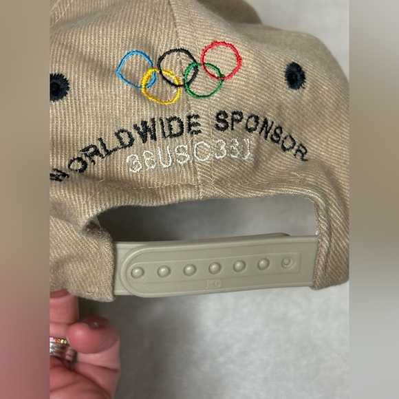 Vintage Sports Illustrated Daily Olympics Tan/Black Snapback Adult Hat - Picture 2 of 5